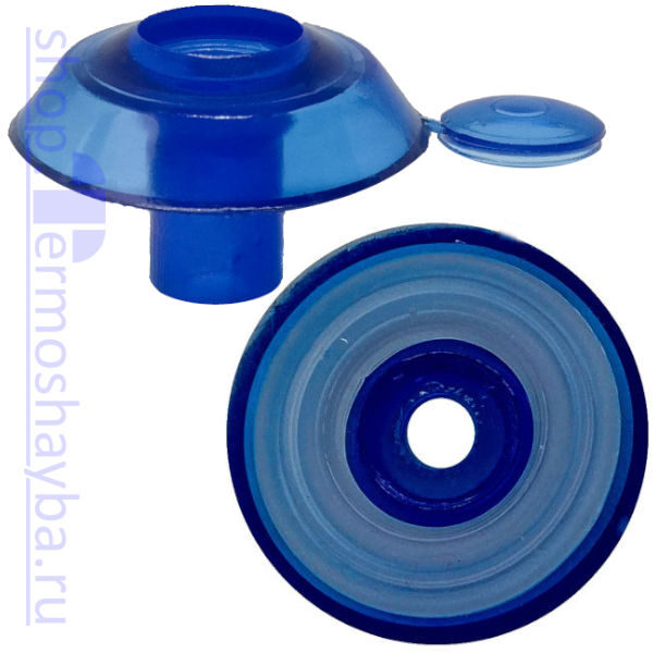 Усиленная термошайба Профи синяя с резиновым уплотнителем