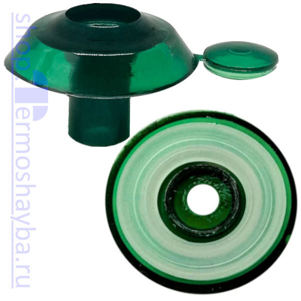 Усиленная термошайба Профи зелёная с резиновым уплотнителем
