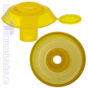 Усиленная термошайба Профи жёлтая с резиновым уплотнителем